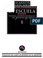 Lacan Jacques Escansion La Escuela PDF