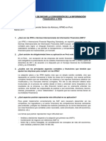 La Importancia de Iniciar La Conversion de La Informacion Financiera A Ifrs Simona Settineri