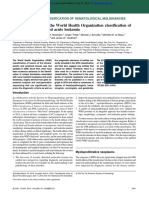 The 2016 Revision To The World Health Organization Classification of Myeloid Neoplasms and Acute Leukemia Arber Blood May 2016