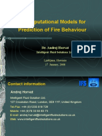 Computational Models For Prediction of Fire Behaviour: Dr. Andrej Horvat