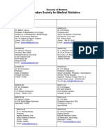 Mailing Address of ISMS Members Upto 2013