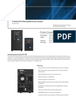 E Series DX Uniterruptible Power System: Product Snapshot