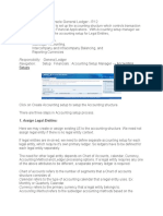 Accounting Setup in Oracle General Ledger