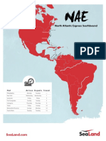 North Atlantic Express Southbound: Port Arrives Departs Transit