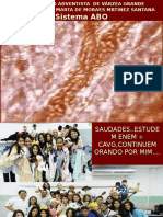 Grupo Sanguines - Sistema Abo 3º Ano