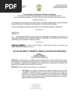 Ley de Vialidad y Transito para El Estado de Chihuahua PDF