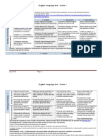 English Language Arts - Grade 1: Achievement Standards End of Grade One