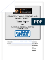 Term Paper On NATIONAL THERMAL POWER CORPORATION