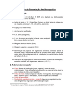 Padrao Minimo de Formatacao MONOGRAFIAS FAAP