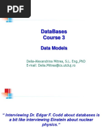 Databases Course 3: Data Models