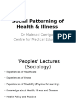 19 and 20 Social Patterning of Health and Illness