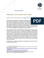 Shale Gas: Four Myths and A Truth: BRIEFING PAPER, March 2014