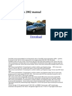 Citroen X Sara 2002 Manual