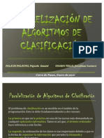 Paralelizacion de Algoritmos de Clasificacion