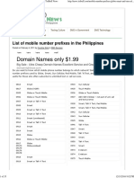 List of Mobile Number Prefixes in The Philippines - TxtBuff News