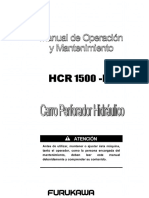 Manual Operación y Mantenimiento Perforadora HCR 1500