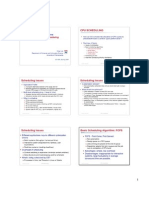 Cpu Scheduling: CIS 505: Software Systems