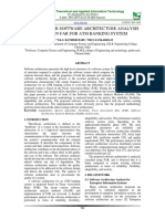 A Five-Factor Software Architecture Analysis Based On Far For Atm Banking System