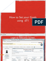 How To Set Your Goal Using d71