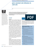 Analgesic Constant Rate Infusión