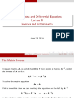 LADE8 Inverses and Determinants