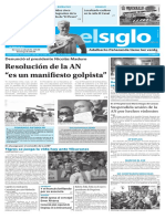 Edición Impresa Elsiglo 11-01-2017