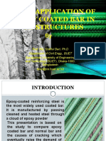 Use & Application of Epoxy Coated Bar in RC Structures: Prof. Md. Shafiul Bari, PH.D Department of Civil Engg., BUET