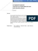 El Amor Magisterial Maternal Elogio Del Amor en El Jardín Maternal Como Institución Educativa-Afectiva-Daniela B. Ciancia