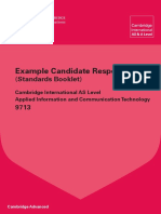 9713 Applied ICT Example Candidate Responses Booklet WEB