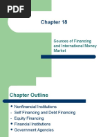 Sources of Financing and International Money Market