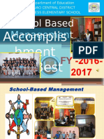 SBM Accomplishment Report Final