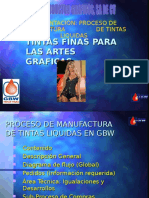 PROCESO de Manufactura de Tintas Liquidas GBW