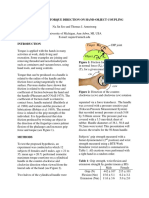 The Effect of Torque Direction On Hand-Object Coupling