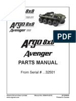 8x8 Avenger Parts Manual 8X8AVG-2012 2012-01-03 From Serial No 32501