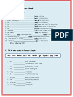 Present Tense Exercises