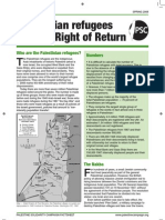 Palestinian Refugee Factsheet