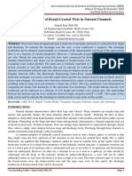 The Coefficient of Broad-Crested Weir in Natural Channels: Abstract