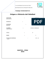 Origenes e Historia Del Voleibol