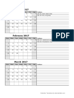 Quarterly Calendar 12p