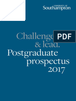 University of Southampton Postgraduate Prospectus 2017