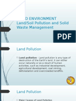 Solid Environment Land/Soil Pollution and Solid Waste Management