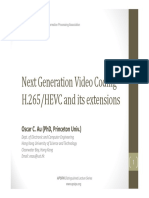 Next Generation Video Coding (By APSIPA)