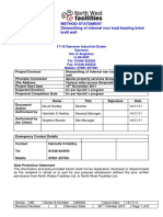 Method Statement Demolition MS 873 Non Load Bearing Wall