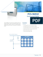 Flyer - PCS-9691E Overcurrent Relay