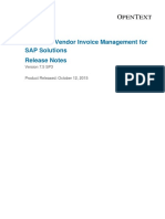 OpenText Vendor Invoice Management 75 SP3 Release Notes