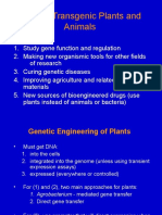 Making Transgenic Plants and Animals