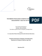 TesisUAB TRATAMIENTO PSICOLÓGICO COGNITIVO CONDUCTUAL EN ADOLESCENTES Y ADULTOS CON TDAH