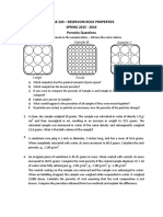 Porosity Questions