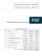 PG-SSO-03 Proc Analisis Control de Riesgos