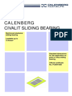 2.CALENBERG Vibration Insulation Bearings Civalit Sliding Bearing en